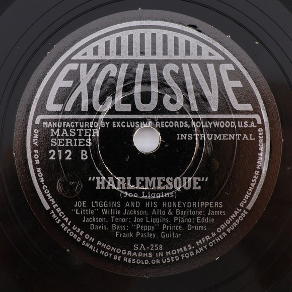Joe Liggins & His Honeydrippers, I Know My Love Is True/Harlemesque 78rpm Record - Picture 4 of 6